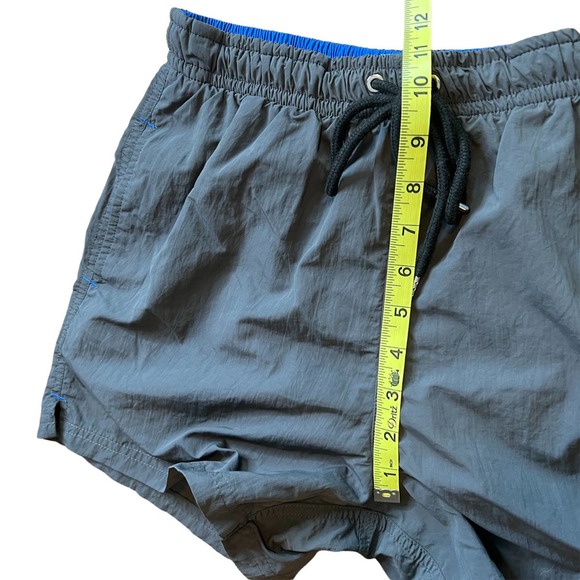 BUYKUD Men's Charcoal Gray Swim Trunks, size Medium - Picture 8 of 9